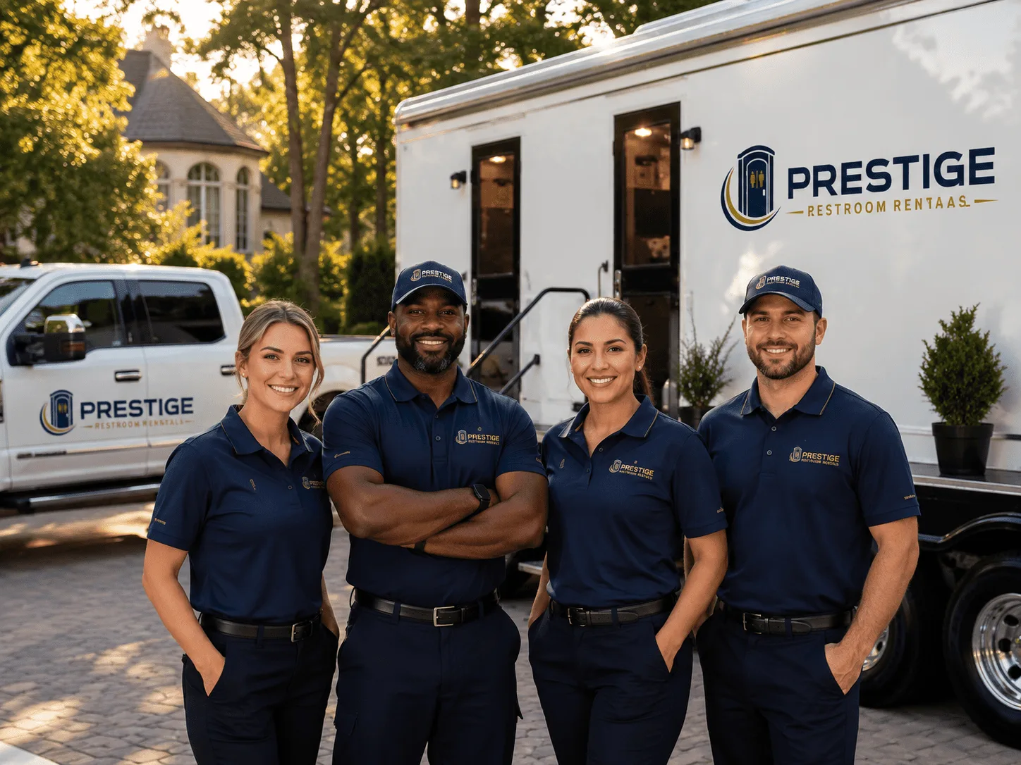 Trusted Luxury Portable Restrooms company in Rock, MI